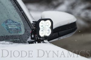 Toyota 4Runner LED Ditch Light Kit - Diode Dynamics - Stage Series 2in - Yellow - `10-`24